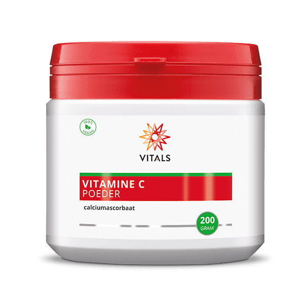Vitamine C poeder (calciumascorbaat) 200 gram